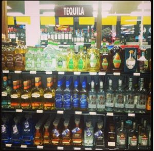 tequila shelf