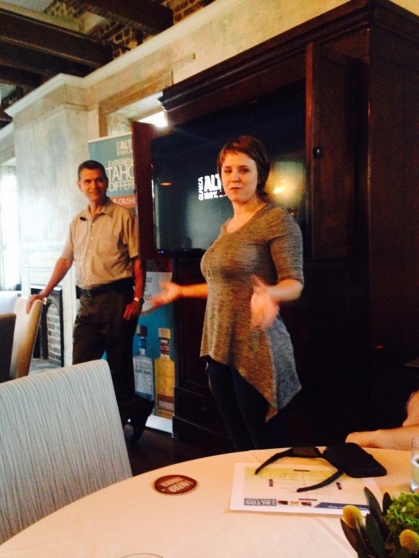 USBG Secretary and 492 bar manager, Megan Deschaine, gave the group a brief update on chapter business.