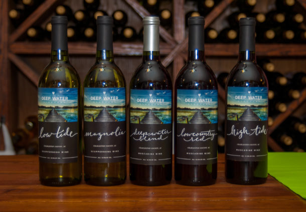 The new labeling for Deep Water Wines. #fancy Photo: Dinwiddie Photography 