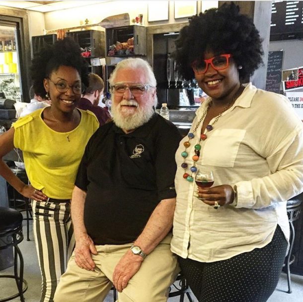 Neka and Johnny with Mr. Thomas of Thomas Creek Brewery