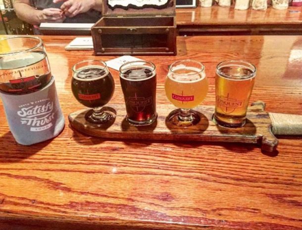 Delicious Flights from Conquest Brewing